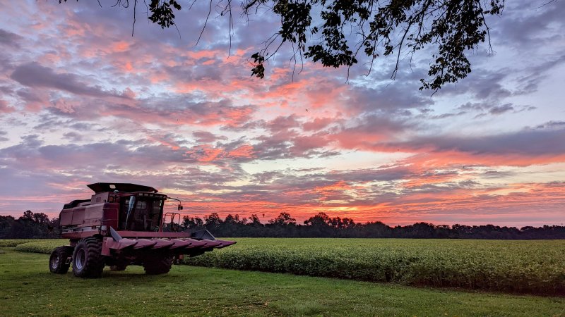 The scenic beauty of farming country is evident in this third-place winning photo.